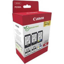 Cartucho de tinta canon 5437c004 575, 576 cian, amarillo, magenta, negro