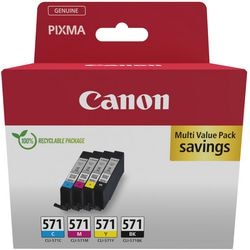 Cartuccia d'inchiostro canon 0386c008 571 ciano, giallo, magenta, nero