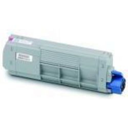 Cartucho de toner oki c610 magenta original