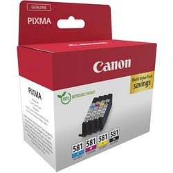 Cartucho de tinta canon 2103c007 cli-581 b c m y