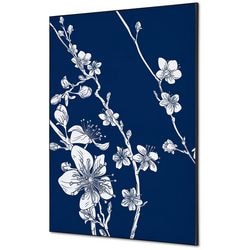 Decoración de pared textil enfrentamiento tfr22wa1-set-i8 400 x 400 flor japonesa
