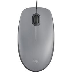 Mouse logitech m110 silenzioso con cavo grigio