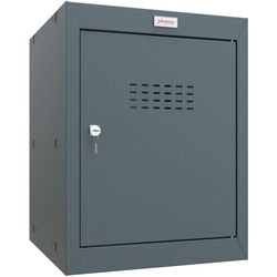 Armadio Phoenix 1 anta serratura a chiave 400 x 400 x 520 mm antracite, grigio