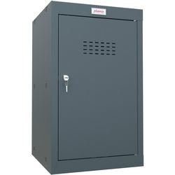Armadio Phoenix 1 anta serratura a chiave 400 x 400 x 665 mm antracite, grigio