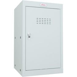Armario Phoenix 1 puerta cerradura con llave 400 x 400 x 665 mm gris