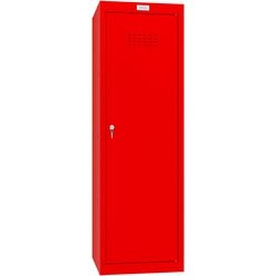 Armario Phoenix 1 puerta cerradura con llave 400 x 400 x 1.265 mm rojo
