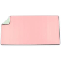 Sottomano Deflecto in pelle artificiale, PVC (cloruro di polivinile) verde, rosa