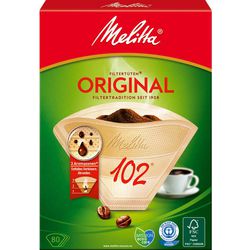 Litta coffee filters me original 102 brown pack of 80