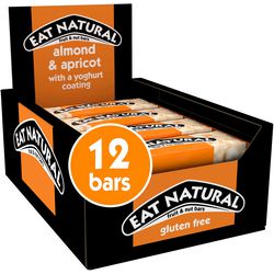 Barretta per la colazione mangia mandorla naturale, albicocca 40 g 12 pezzi