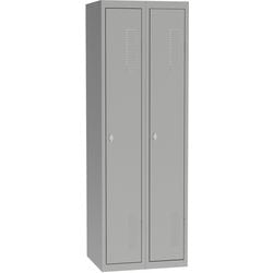 Armadio a10080.09 metallo grigio 500 mm x 600 mm x 1800 mm (p x l x h)