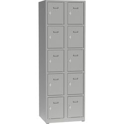 Armario a82350.09 metal gris 500 mm x 600 mm x 1800 mm (pr x an x al)