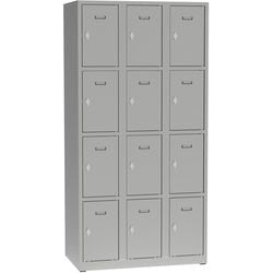Armario a83340.09 metal gris 500 mm x 900 mm x 1800 mm (pr x an x al)