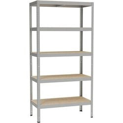 Scaffale portaoggetti n285p1.09.0605 175 kg grigio