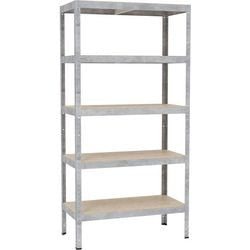 Scaffale portaoggetti n285z1.00.0606 175 kg grigio