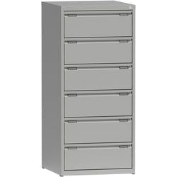 Mobile classificatore g23130.09 metallo 6 cassetti