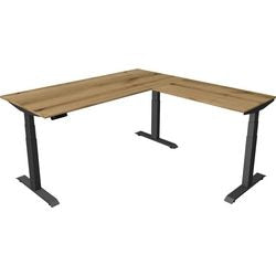 Scrivania sit-stand Kerkmann Move 4 rovere