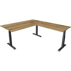 Scrivania sit-stand Kerkmann Move 4 rovere