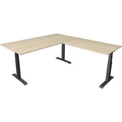 Scrivania sit-stand Kerkmann Move 4 acero