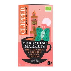 Bustine per infusione biologica alla menta Tea Clipper Marrakech