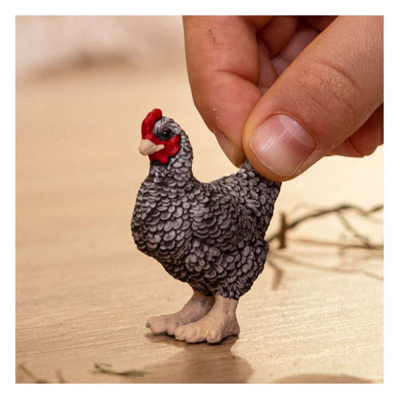 Schleich Farm World Plymouth Rock Chicken 13997