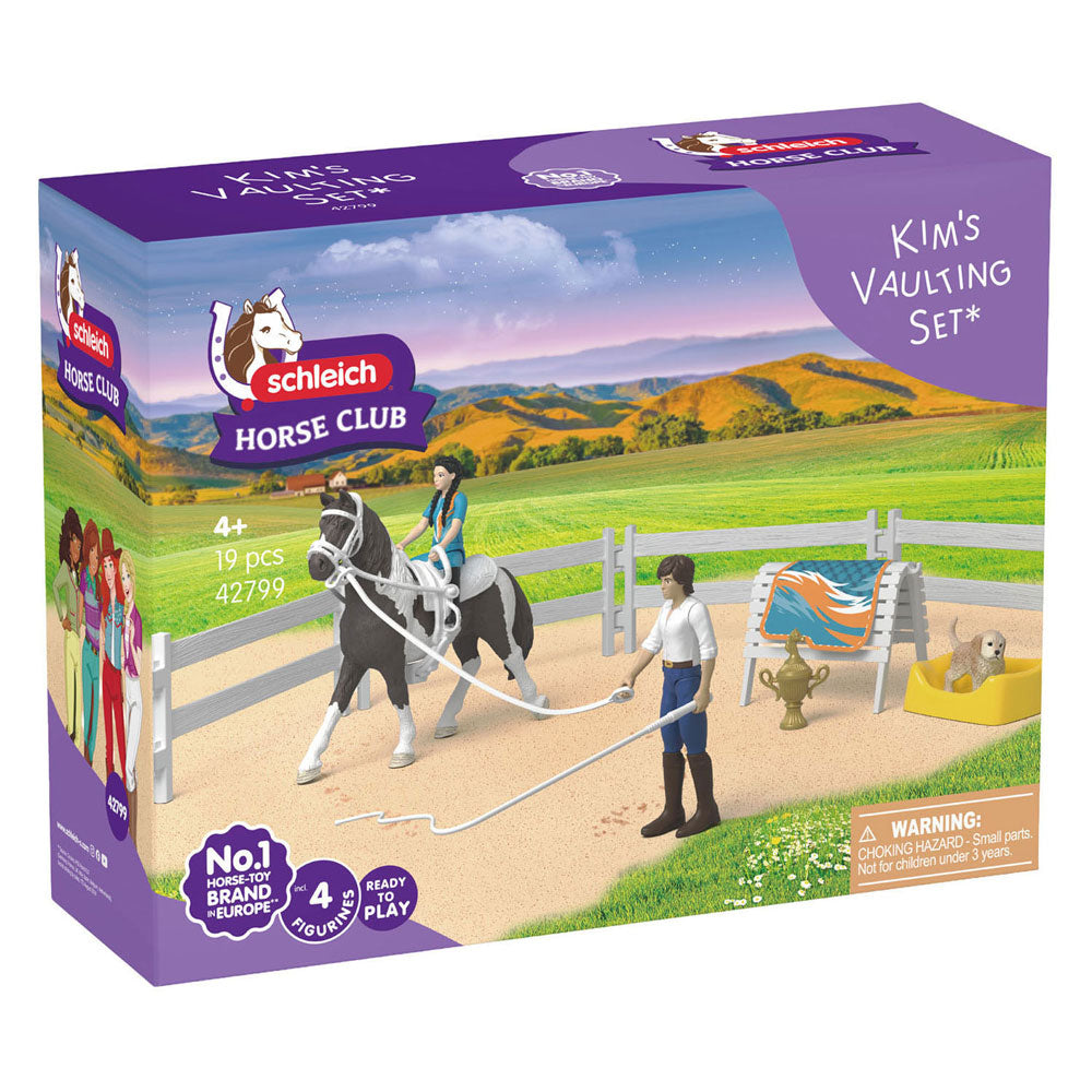 Set da volteggio Schleich Horse Club Kim 42799