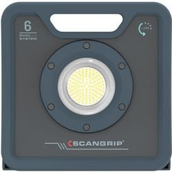 Lámpara de construcción scangrip 03.6205 gris de por vida