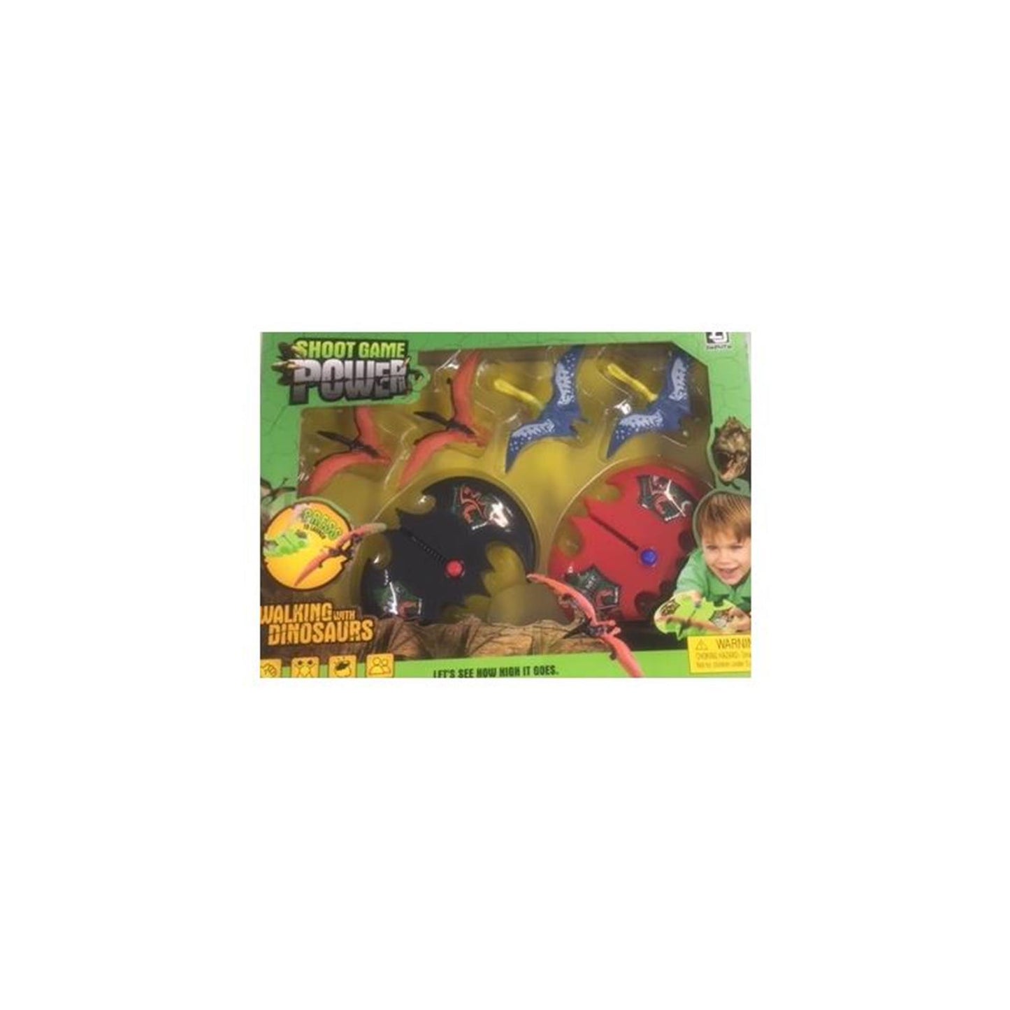 Gioco sparatutto Dino in 6 pezzi
