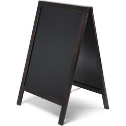 Señal de acera enfrentamiento zpchbebl55x85 aluminio negro