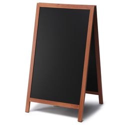 Señal de acera enfrentamiento 68x120 marrón