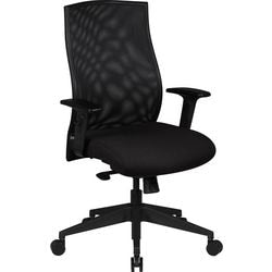 Sedia da ufficio amstyle meccanismo sincrono braccioli regolabili in altezza nero 120 kg
