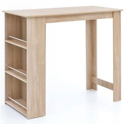 Tavolo Wohnling in alluminio, MFC (truciolare nobilitato), 4 posti fisso