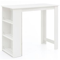 Tavolo Wohnling in alluminio, MFC (truciolare nobilitato), 4 posti fisso