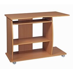 Tavolo per computer Wohnling rettangolare in truciolare di faggio 900 x 500 x 710 mm