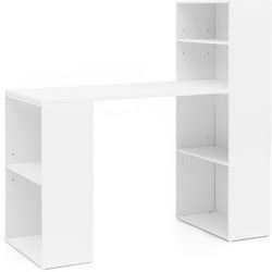 Scrivania Wohnling rettangolare bianca 1.200 x 530 x 1.200 mm mfc