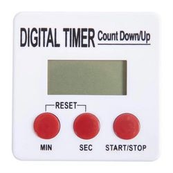 Timer Nisbets DF672 white non-disposable