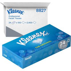Salviette viso Kleenex bianche 400 mm x 240 mm x 350 mm