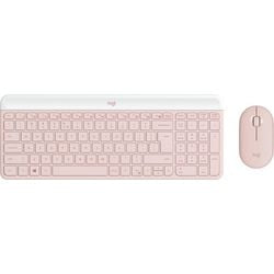 Tastiera e mouse logitech slim rosa 143,9 mm x 373,5 mm x 21,3 mm