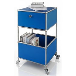 Tavolino floordirekt concept epuro blu 400 mm x 400 mm x 690 mm
