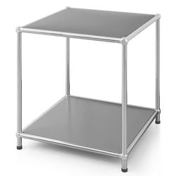 Tavolino floordirekt concept epuro grigio 400 mm x 400 mm x 460 mm