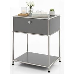 Tavolino floordirekt concept epuro grigio 400 mm x 500 mm x 650 mm