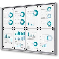 Display case showdown scxs8xa4b1 silver aluminum