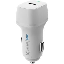 Caricatore USB da auto xlayer 219946 bianco