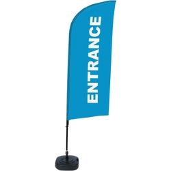 Beach flag showdown bfaw310-wt21-i123 autoportante blu