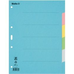 Pestañas en blanco biella cartón surtido de colores