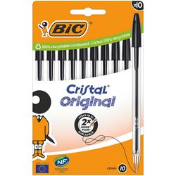 Penna a sfera bic cristal originale nera