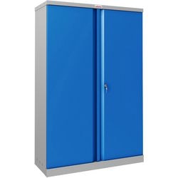 Armario con puerta batiente phoenix scl1491gbk azul 1400 mm