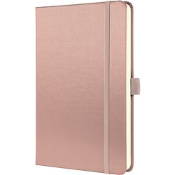 Quaderno Sigel - conceptum - a5 - rosa metallizzato - line - copertina rigida - si-co401