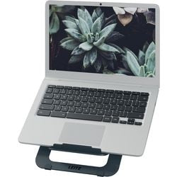 Leitz ergo soporte para portátil regulable en altura 280 x 280 x 6 mm gris 63460089
