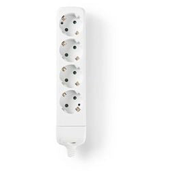 Nedis exso400f1wt power strip white