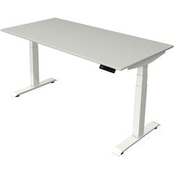 Scrivania sit-stand Kerkmann Move 4 grigio chiaro